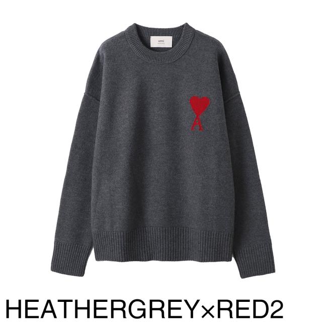 アミ AMI クルーネックニット メンズ レディース RED AMI DE COEUR SWEATER_17