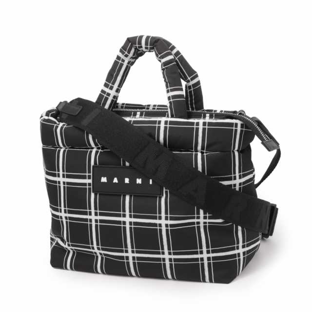 [あす着] マルニMARNIトートバッグ3WAYレディースPUFFTOTEBAGMINI