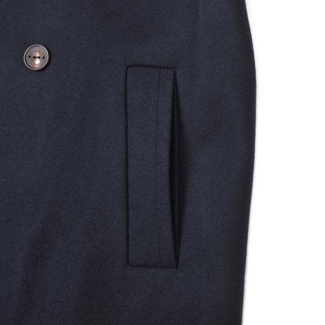 HEVO brindisi 44 ネイビー ダブルブレスト コート あす着] イーヴォ