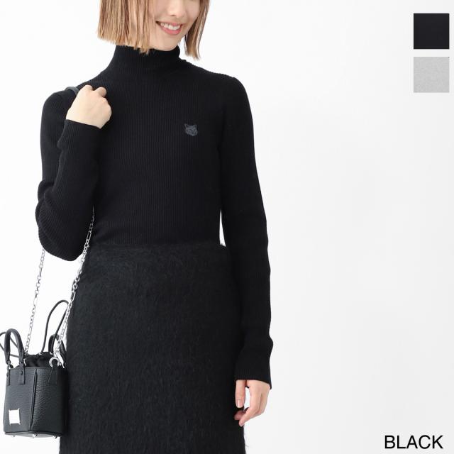 あす着] メゾンキツネ MAISON KITSUNE タートルネック ニット