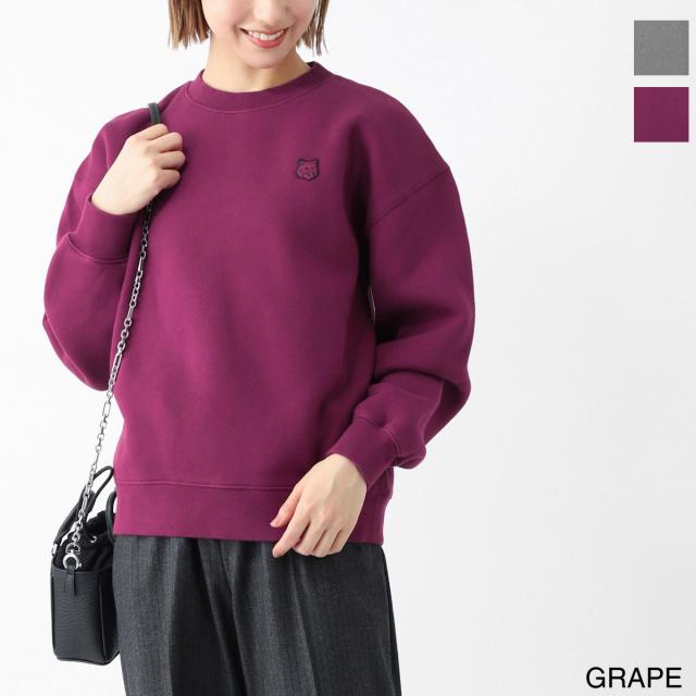 [あす着] メゾンキツネ MAISON KITSUNE スウェット レディース TONAL FOX HEAD PATCH COMFORT SWEATSHIRT