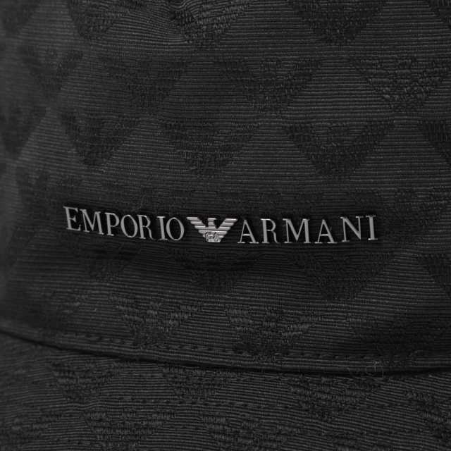 あす着] エンポリオアルマーニ EMPORIO ARMANI ストラップ付き ハット