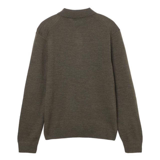 Maison Kitsuné 長袖 ニット ポロシャツ メゾンキツネ　ギャルソン アウトレット】MAISON KITSUNE メゾンキツネ ニットポロシャツ