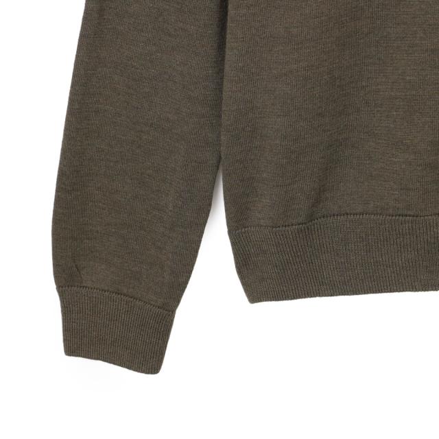 あす着] メゾンキツネ MAISON KITSUNE ニット 長袖ポロシャツ メンズ