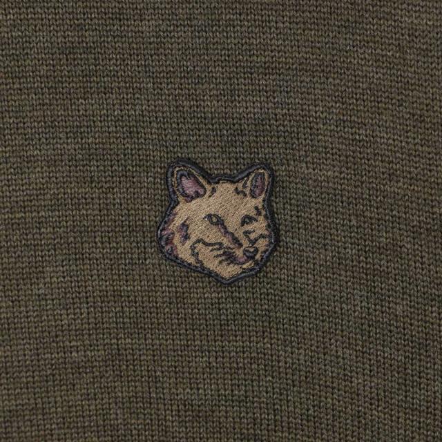 あす着] メゾンキツネ MAISON KITSUNE ニット 長袖ポロシャツ メンズ