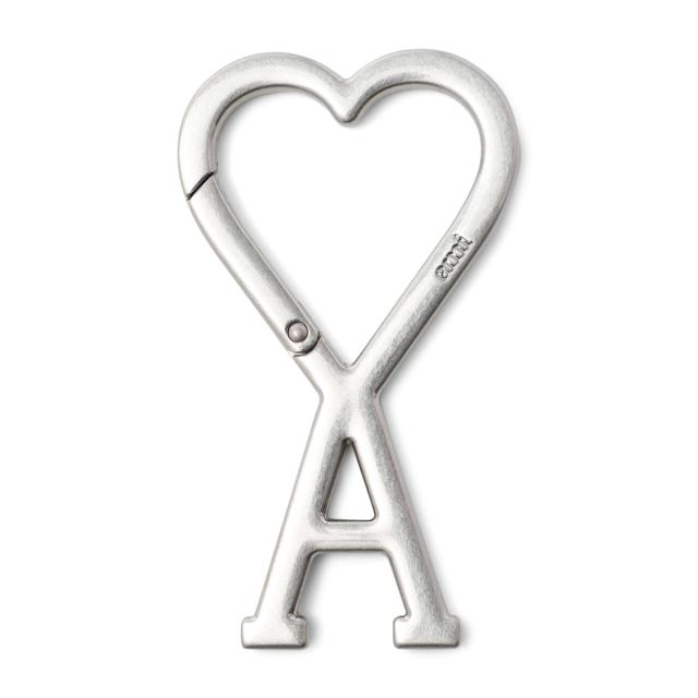 あす着] アミ AMI キーホルダー バッグチャームシルバー メンズ