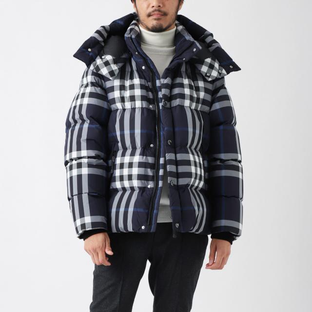 BURBERRY ダウンコート（バーバリーダウンコートメンズL （楽天