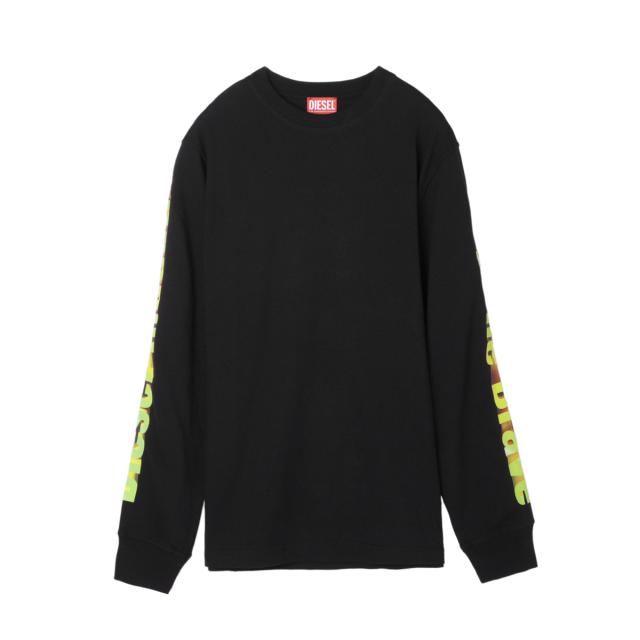 [あす着] ディーゼル DIESEL クルーネックカットソー メンズ T-JUST-LS-L1