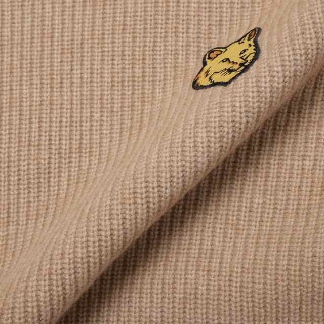 [あす着] メゾンキツネ MAISON KITSUNE クルーネックニット メンズ BOLD FOX HEAD PATCH COMFORT RIBBED JUMPER