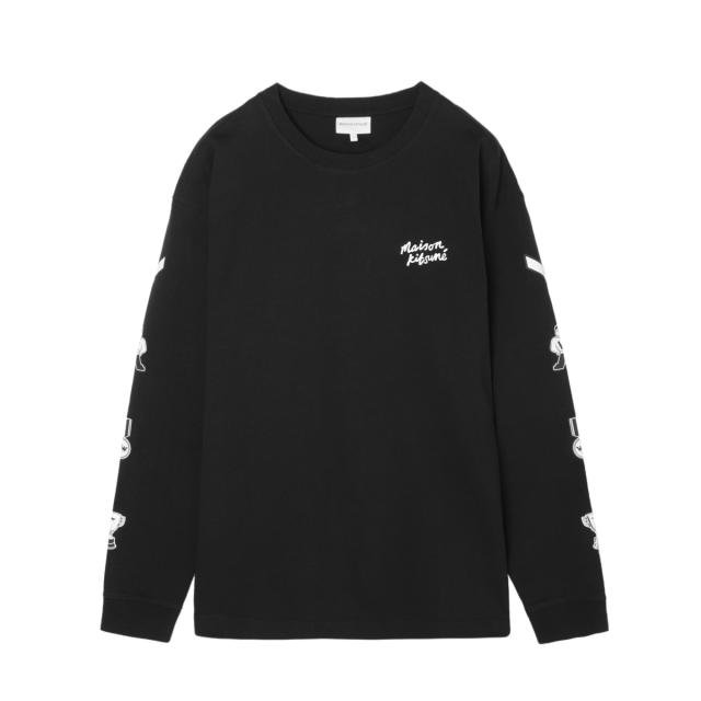 [あす着] メゾンキツネ MAISON KITSUNE クルーネック 長袖Tシャツ メンズ PRIZES COMFORT LONG SLEEVE TEE-SHIRTの通販は