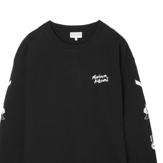 [あす着] メゾンキツネ MAISON KITSUNE クルーネック 長袖Tシャツ メンズ PRIZES COMFORT LONG SLEEVE TEE-SHIRTの通販は