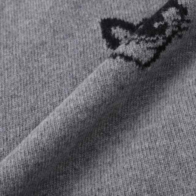 [あす着] メゾンキツネ MAISON KITSUNE クルーネックニット メンズ FOX HEAD INTARSIA COMFORT JUMPER IN COLOUR BLOCK