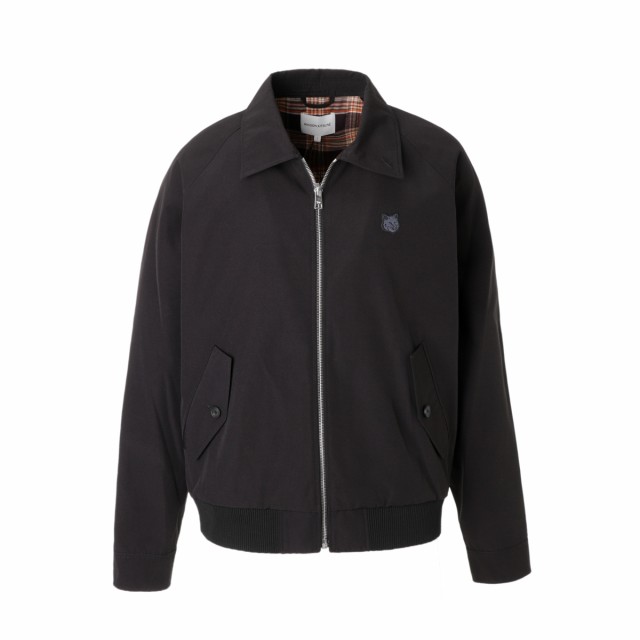 [あす着] メゾンキツネ MAISON KITSUNE ブルゾン メンズ HARRINGTON JACKET IN TECHNICAL COTTON GABARDINE W