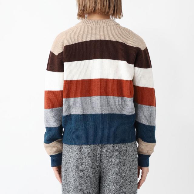 あす着] メゾンキツネ MAISON KITSUNE クルーネックニット