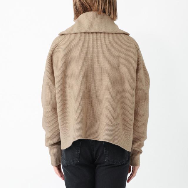あす着] メゾンキツネ MAISON KITSUNE ハーフジップニット