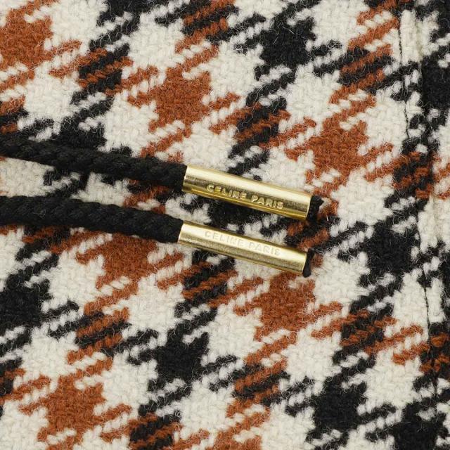 あす着] セリーヌ CELINE 中綿入り ブルゾン ノーカラージャケット