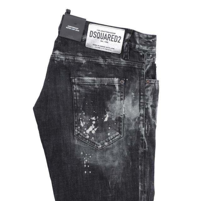 ディースクエアード DSQUARED2 ジップフライジーンズ メンズ ANNIVERSARY SUPER LOW JEANS_3