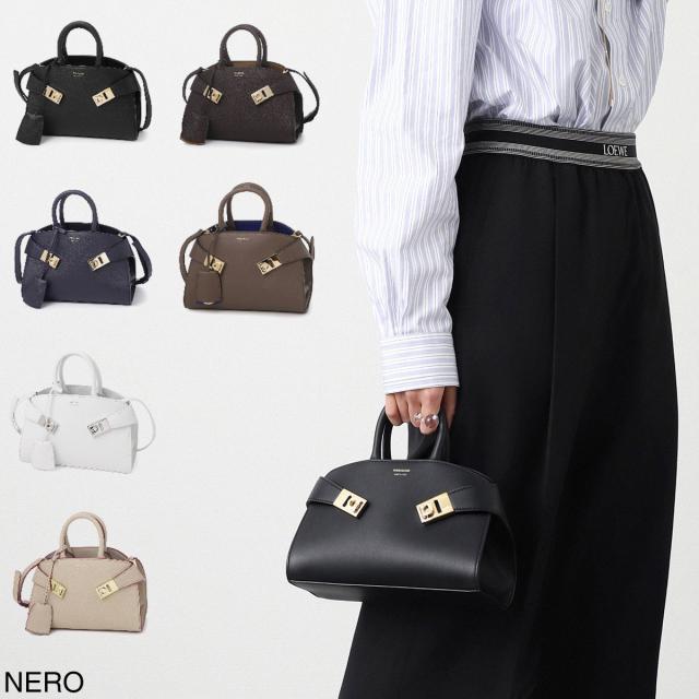 [あす着] フェラガモ FERRAGAMO ハンドバッグ 2WAY ショルダーバッグ レディース HUG MINI