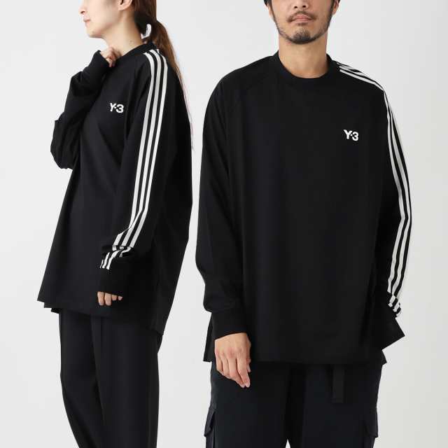 [あす着] ワイスリー Y-3 クルーネック 長袖Ｔシャツ メンズ レディース 3S LS TEE