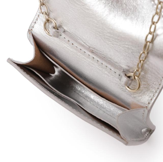 イルビゾンテ IL BISONTE チェーン付きカードケース メンズ レディース CARD CASE BIGALLO_4