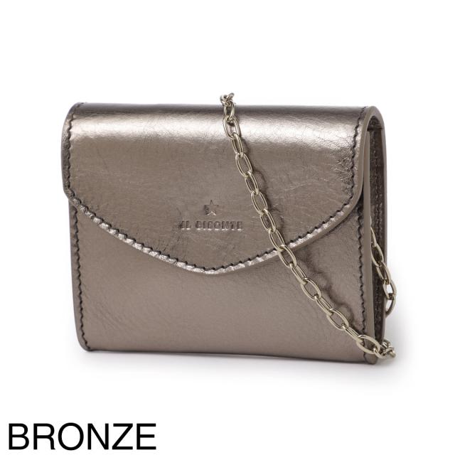 イルビゾンテ IL BISONTE チェーン付きカードケース メンズ レディース CARD CASE BIGALLO_9