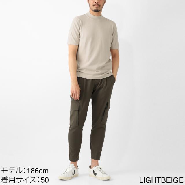 グランサッソ Gran Sasso モックネック半袖ニット メンズ LUPETTO M/M 12G_3