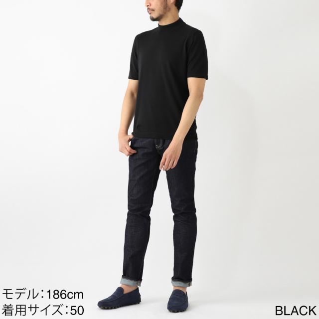 グランサッソ Gran Sasso モックネック半袖ニット メンズ LUPETTO M/M 12G_6