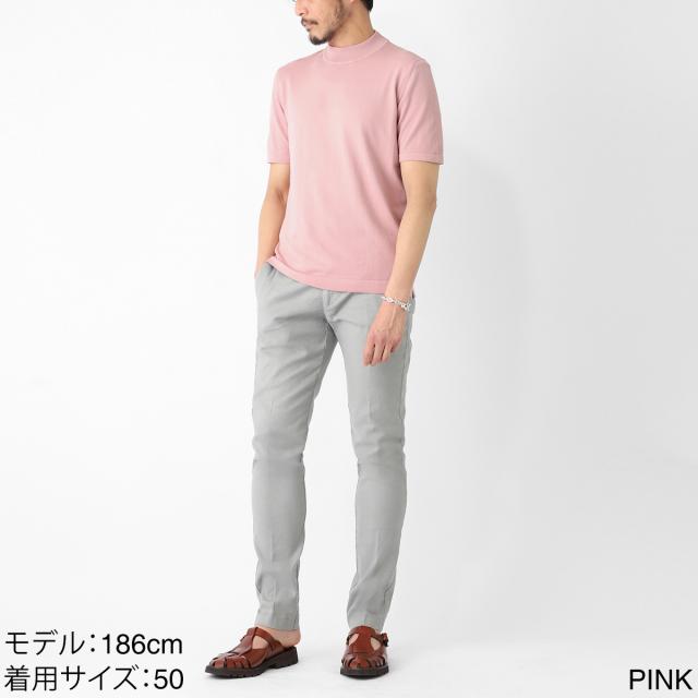 グランサッソ Gran Sasso モックネック半袖ニット メンズ LUPETTO M/M 12G_8