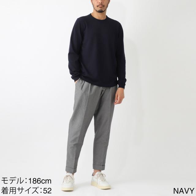 グランサッソ Gran Sasso クルーネックニット メンズ PARICOLLO M/L 12G_2