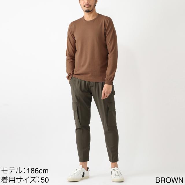 グランサッソ Gran Sasso クルーネックニット メンズ PARICOLLO M/L 12G_3