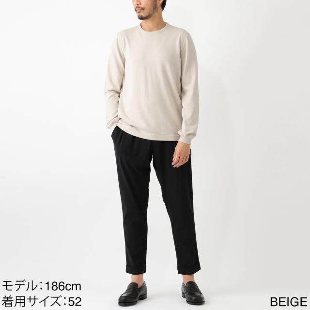 グランサッソ Gran Sasso クルーネックニット メンズ PARICOLLO M/L 12G_4