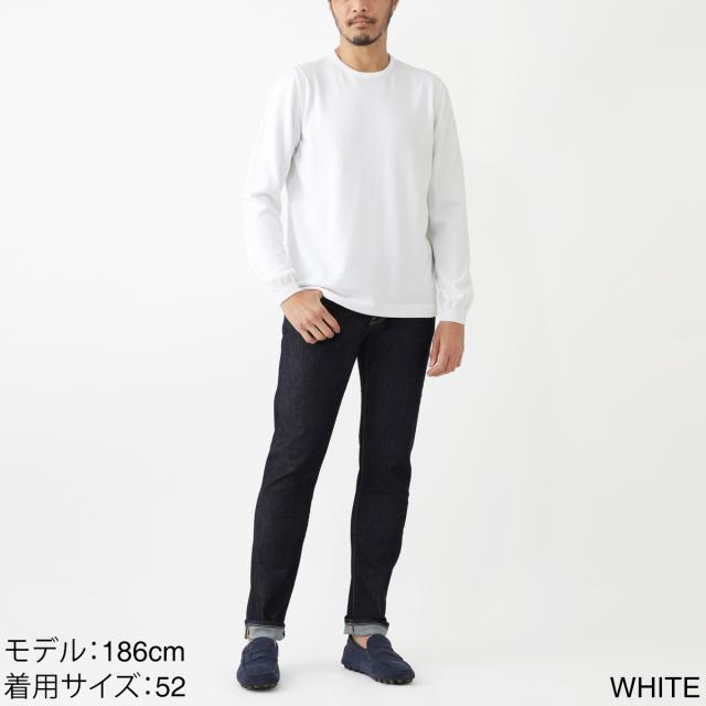 グランサッソ Gran Sasso クルーネックニット メンズ PARICOLLO M/L 12G_5