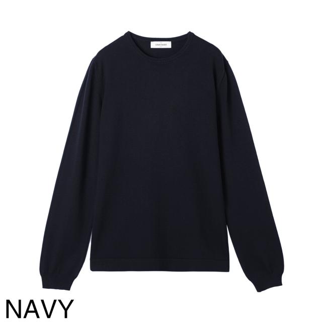 グランサッソ Gran Sasso クルーネックニット メンズ PARICOLLO M/L 12G_16