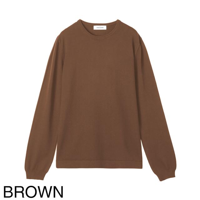 グランサッソ Gran Sasso クルーネックニット メンズ PARICOLLO M/L 12G_17