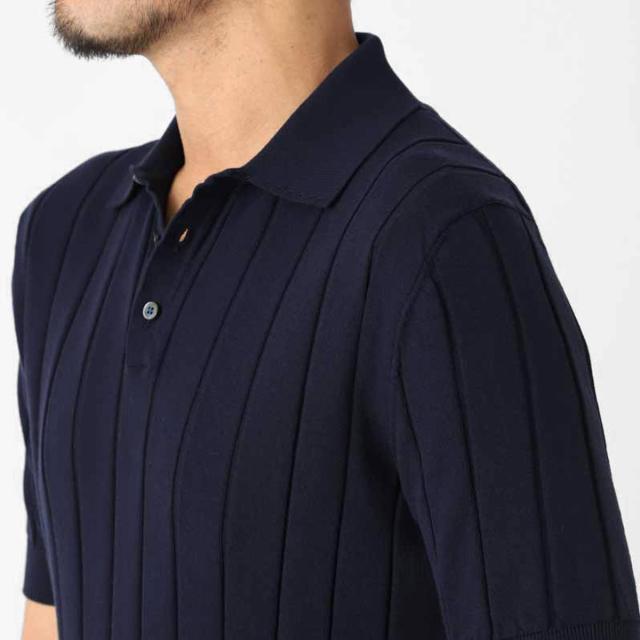 あす着] ガッリア GALLIA ニットポロシャツ メンズ GALLIA KNIT