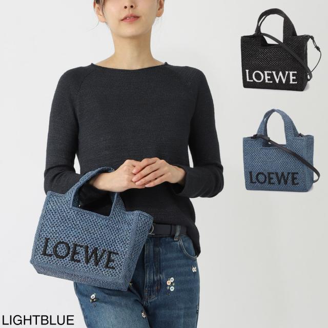 [あす着] ロエベ LOEWE トートバッグ 2WAY ショルダーバッグ レディース LOEWE FONT TOTE SMALL BAG