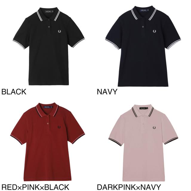 『ネコポス対応(1点まで)』フレッドペリー FRED PERRY ポロシャツ レディース TWIN TIPPED FRED PERRY SHIRT_13