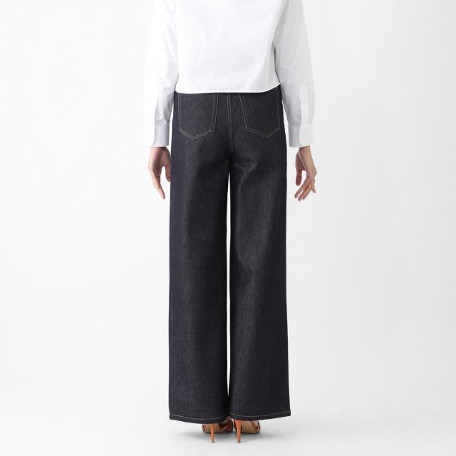 あす着] ロエベ LOEWE ボタンフライジーンズ レディース HIGH WAISTED