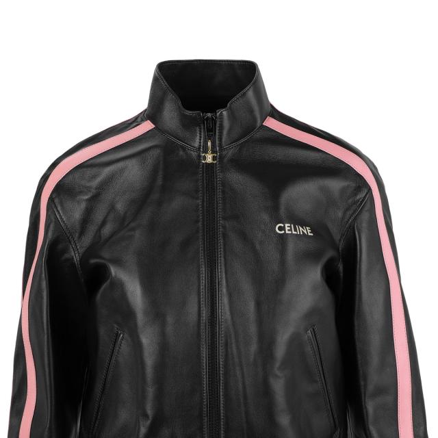 セリーヌ CELINE レザージャケット レディース VESTE TRACKSUIT CELINE_2