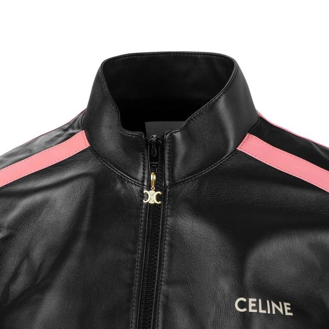 セリーヌ CELINE レザージャケット レディース VESTE TRACKSUIT CELINE_3