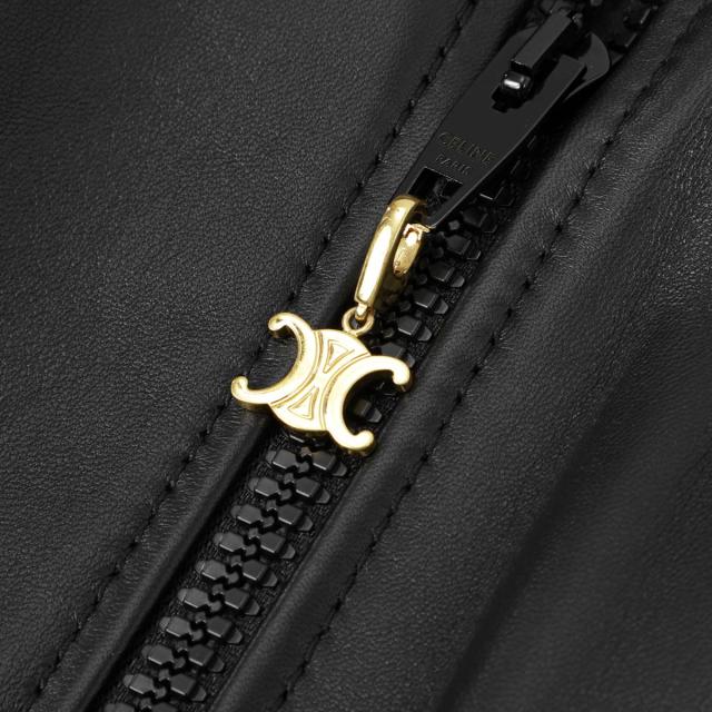 セリーヌ CELINE レザージャケット レディース VESTE TRACKSUIT CELINE_6