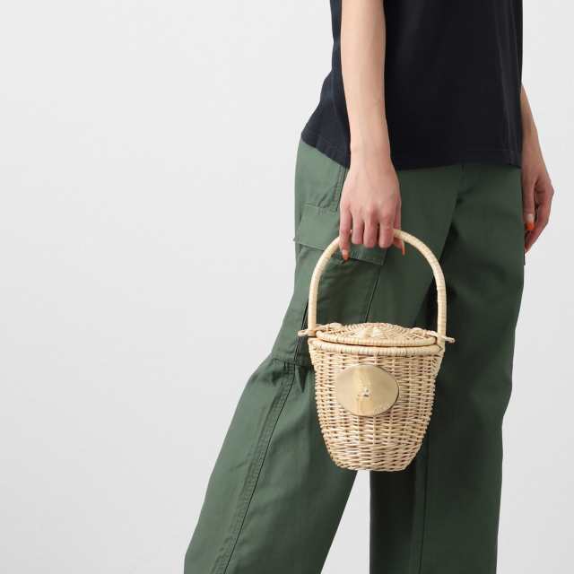 [あす着] パトゥ Patou ハンドバッグ バケットバッグ レディース WICKER ICONIC BUCKET BAG