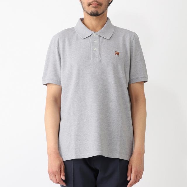 メゾンキツネ MAISON KITSUNE ポロシャツ メンズ FOX HEAD PATCH