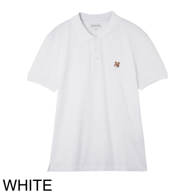 メゾンキツネ MAISON KITSUNE ポロシャツ メンズ FOX HEAD PATCH