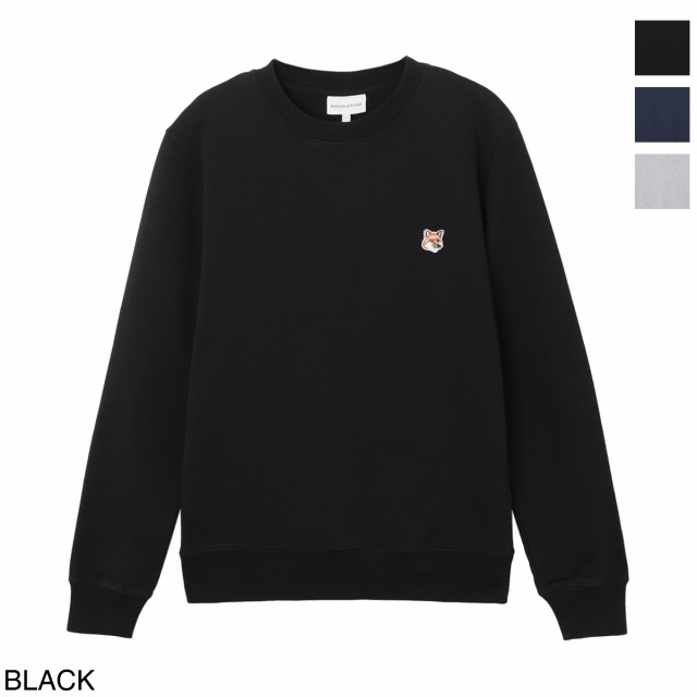 [あす着] メゾンキツネ MAISON KITSUNE スウェットシャツ メンズ FOX HEAD PATCH REGULAR SWEATSHIRT