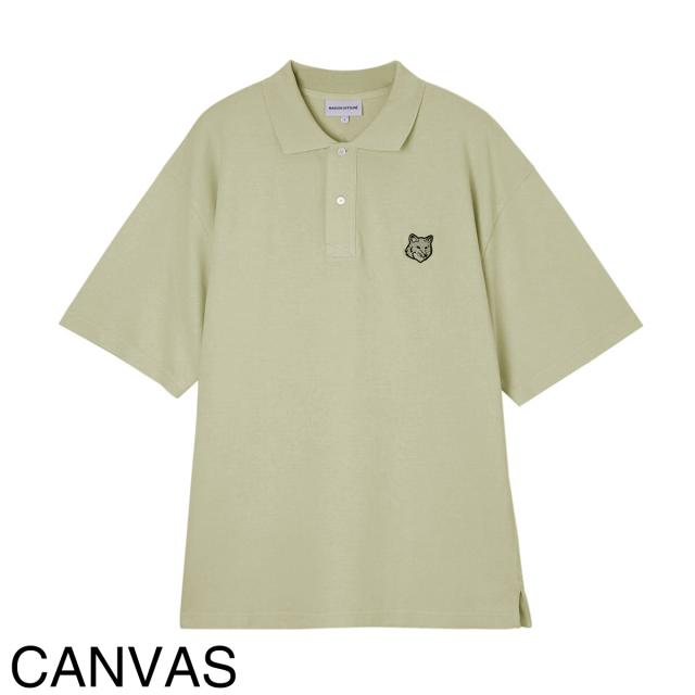 maison kitsune メゾンキツネ　ポロシャツ　カーキ 楽天市場】メゾンキツネ MAISON KITSUNE ポロシャツ グリーン