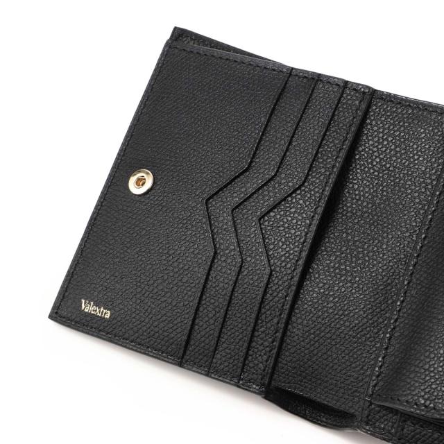 あす着] ヴァレクストラ Valextra 2つ折り財布 小銭入れ付き メンズ 