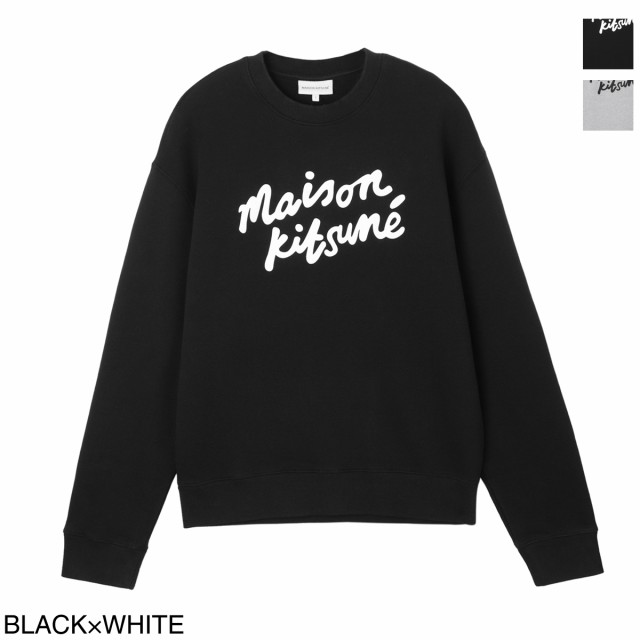 [あす着] メゾンキツネ MAISON KITSUNE スウェットシャツ メンズ MAISON KITSUNE HANDWRITING COMFORT SWEATSHIRT