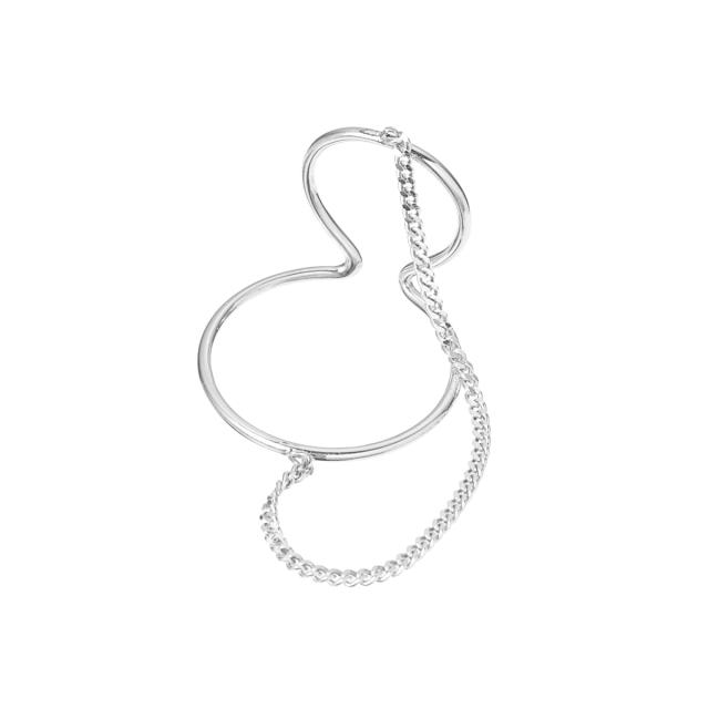 サスキアディツ SASKIA DIEZ イヤーカフ レディース WIRE EARCUFF DOUBLE NO2