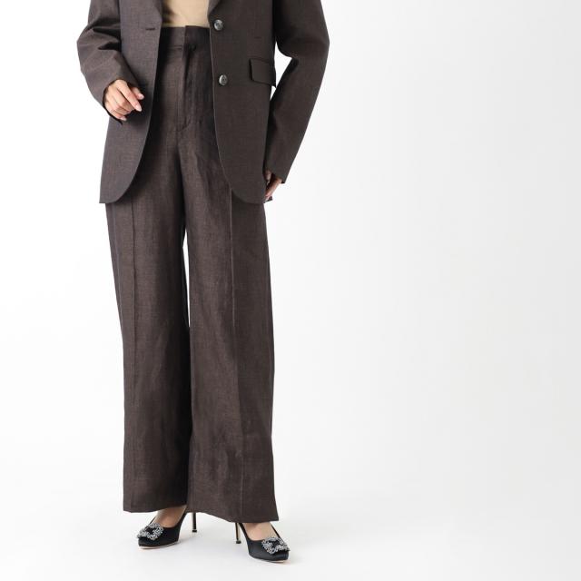 [あす着] ロエベ LOEWE スラックス トラウザーズ レディース HIGH WAISTED TROUSERS